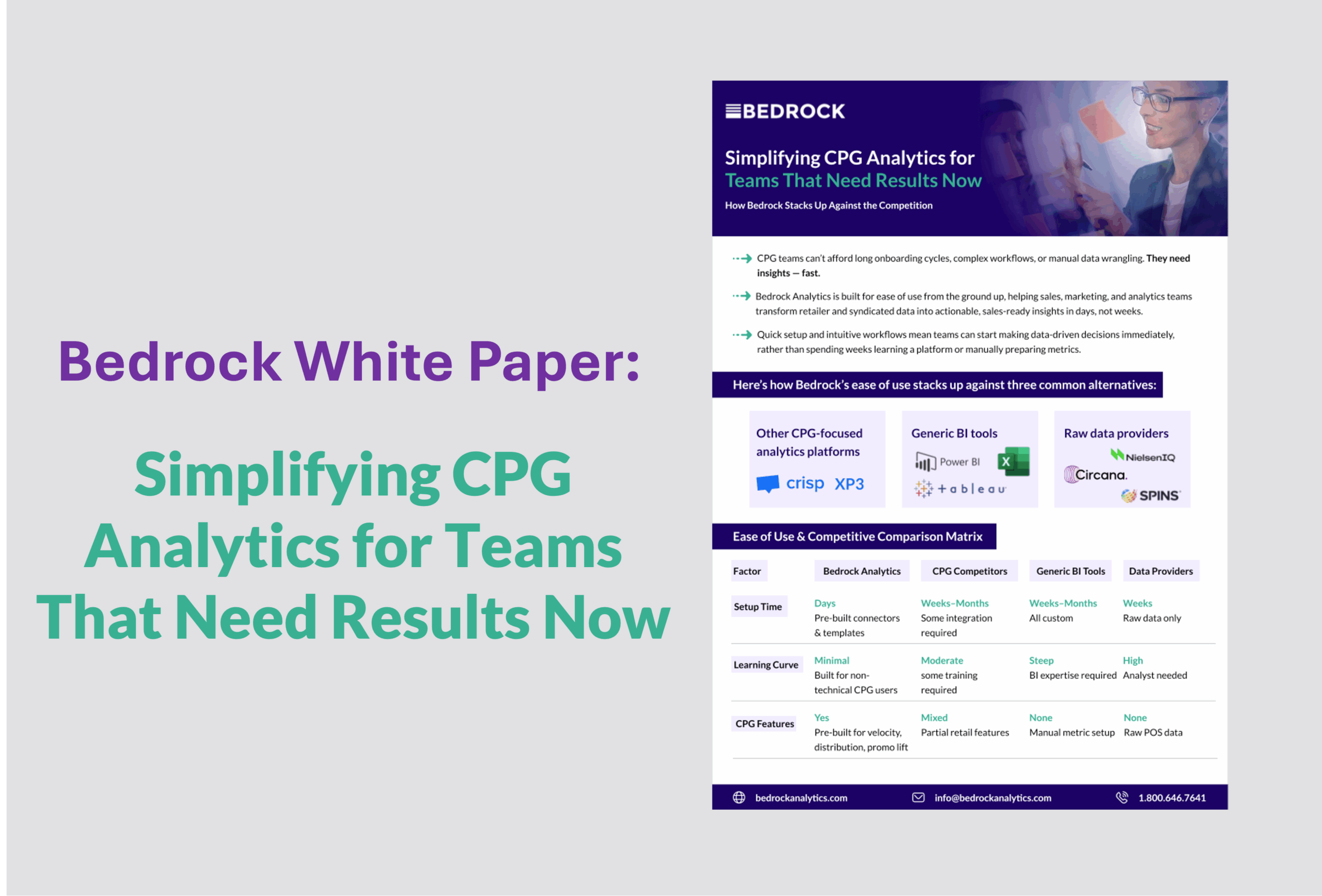 Bedrock White Paper - Simplifying CPG Analytics for Teams That Need Results  Now | Bedrock Analytics